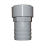 1.5in Plastica White Hosetail Plain - Single 1