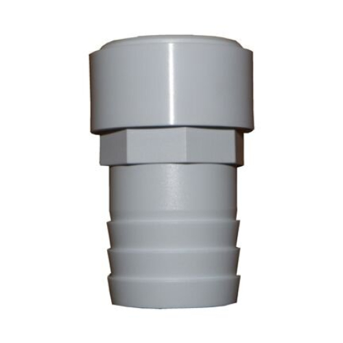 1.5in Plastica White Hosetail Plain - Single