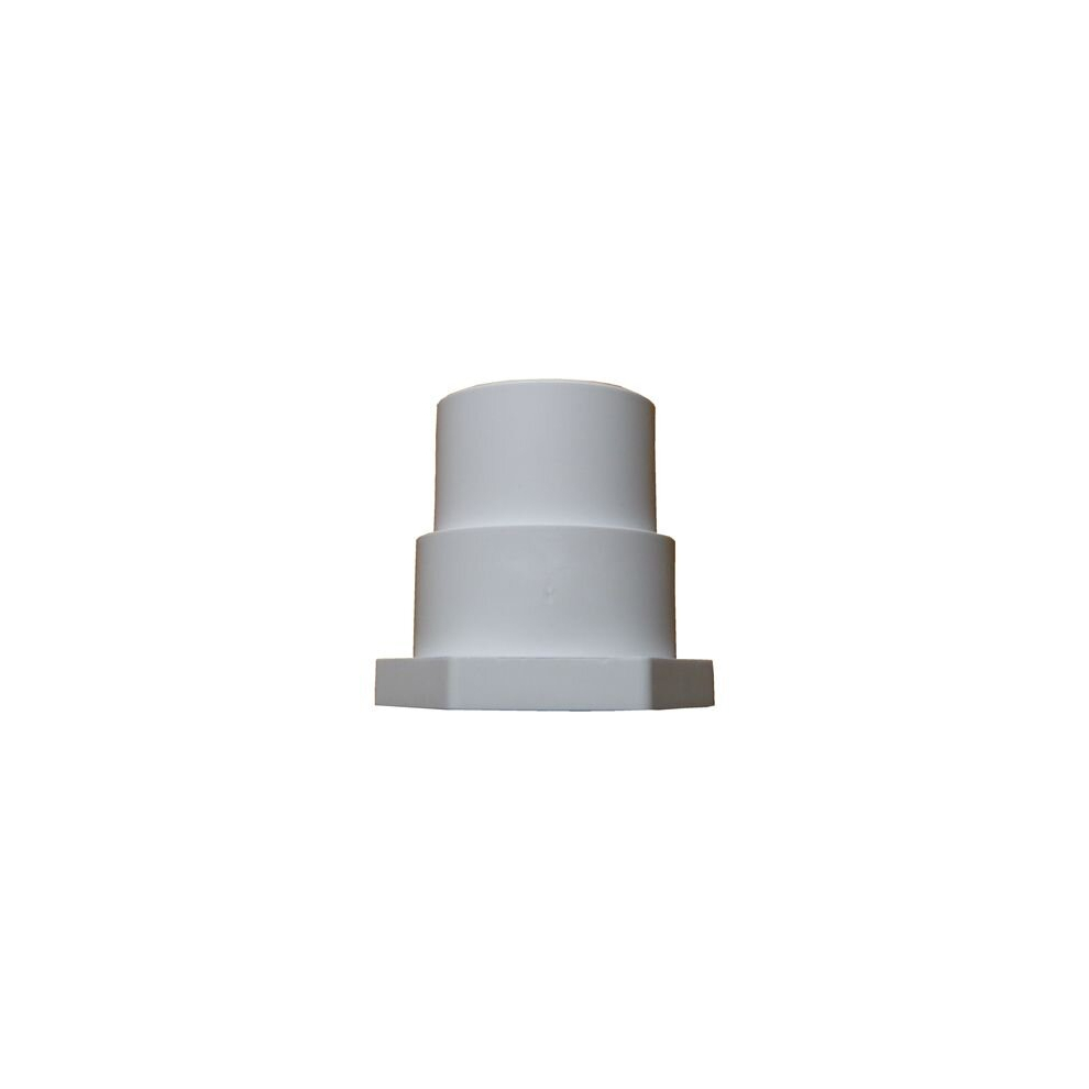 1.5In Plastica Mp Ft Adaptor - Single White 5060220085855