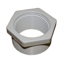 2in to 1.5in Plastica White Threaded Reducer - Single