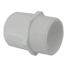 2in Plastica White Nipple P MT - Single