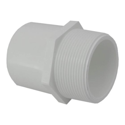 2in Plastica White Nipple P MT - Single