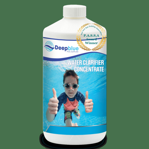 1 litre Deep Blue Pro Pool Water Clarifier Concentrate