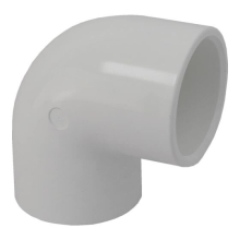 2in Plastica White 90 Deg Elbow P P - Single