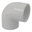 2in Plastica White 90 Deg Elbow P P - Single 1