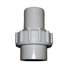 1.5in Plasitca White Socket Union MT P 50mm - Single
