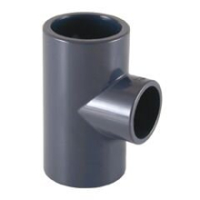 Certikin SPX110063RT | Size 110 x 63 Grey PVC Pipe & Fittings - Metric > Grey 90 degree Reducing Tee