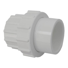 2in Plastica White Socket Union P P - Single
