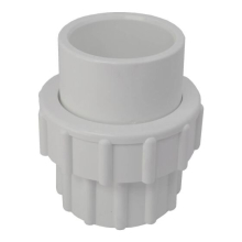 2in Plastica White Socket Union P FT - Single
