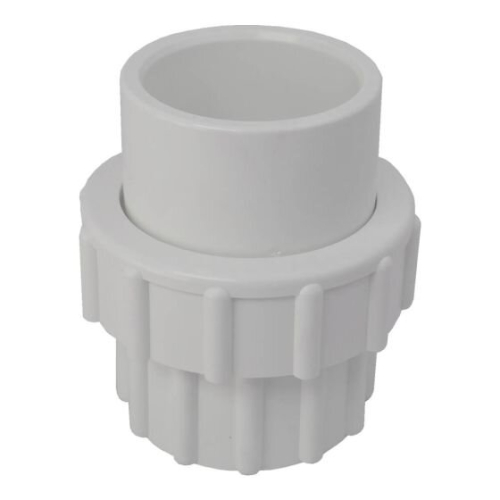 2in Plastica White Socket Union P FT - Single