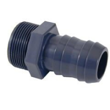 Certikin GP100025HT | Size 1 inch x 25 Grey PVC Pipe & Fittings - Metric > Grey Hose Tail