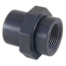 Certikin SPX020014RBT | Size 20 - 16 x ¼ inch Grey PVC Pipe & Fittings - Metric > Grey Adaptor Nipple