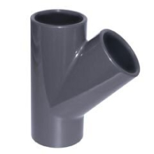 Certikin SPX11045T | Size 110 Grey PVC Pipe & Fittings - Metric > Grey 45 degree Tee
