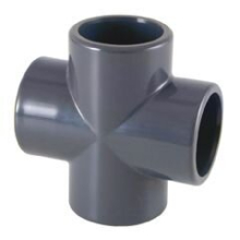 Certikin SPX11090X | Size 110 Grey PVC Pipe & Fittings - Metric > Grey Cross