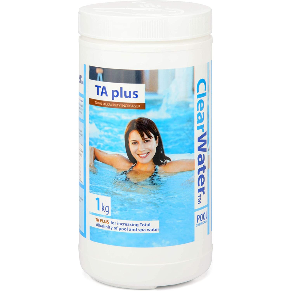 Clearwater 1Kg TA Plus Alkalinity Increaser for Swimming Pool & Spa Treatment