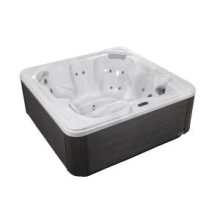 Valete Spas VS/AL/SS/G | Alveston Spa - Sterling Silver Shell - Grey Cabinet
