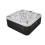 Valete Spas VS/WA/SS/G | Warwick Spa - Sterling Silver Shell - Grey Cabinet 1