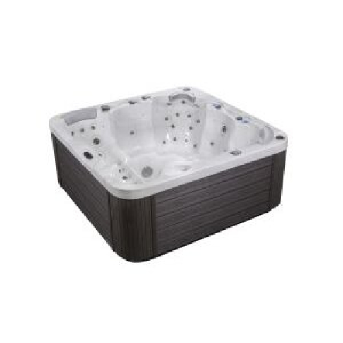 Valete Spas VS/EV/SS/G | Evesham Spa - Sterling Silver Shell - Grey Cabinet