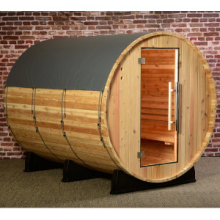 Almost Heaven Barrel Saunas AH8RJTGREY | Rain jacket for Princeton & Huntington barrel saunas
