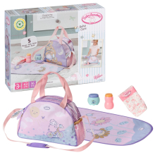 Baby Annabell Changing Bag 515707432 – Storage Bag with Straps for 36cm & 43cm Baby Annabell Essentials (Doll Not Included)