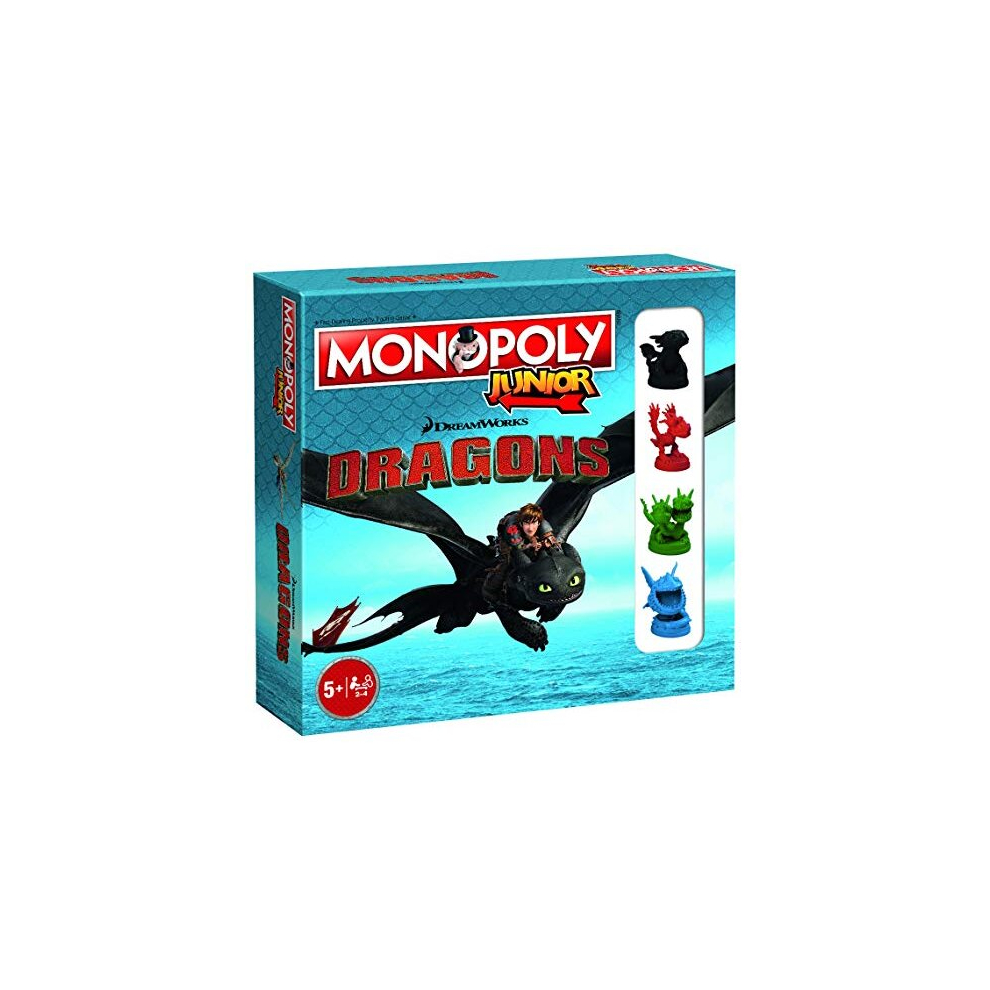 Dragons Monopoly Junior How to Train Monopoly Board Game