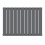 (Anthracite Gray) 832 x 600mm Single Panel Radiator 5