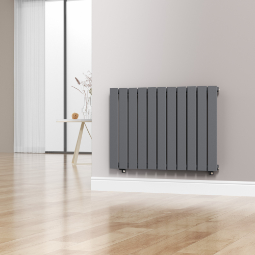 (Anthracite Gray) 832 x 600mm Single Panel Radiator 1