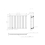 (Anthracite Gray) 832 x 600mm Single Panel Radiator 3