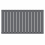 (Anthracite Gray) 1060 x 600mm Single Panel Radiator 5