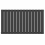 (Black) 1060 x 600mm Single Panel Radiator 5