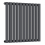 (Anthracite Gray) 660 x 600mm Column Radiator Single Oval Panel Radiator 5
