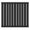 (Black) 660 x 600mm Column Radiator Single Oval Panel Radiator 6