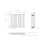 (Anthracite Gray) 660 x 600mm Column Radiator Double Oval Panel Radiator 3