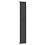 (Black) 300 x 1600mm Column Radiator Single Oval Panel Radiator 4