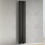 (Black) 300 x 1600mm Column Radiator Single Oval Panel Radiator 1