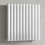 (White) 660 x 600mm Column Radiator Single Oval Panel Radiator 1