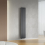 (Anthracite Gray) 300 x 1600mm Column Radiator Single Oval Panel Radiator 2
