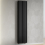 (Black) 420 x 1600mm Column Radiator Double Oval Panel Radiator 1