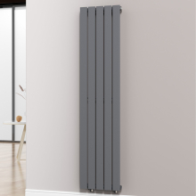 (Anthracite Gray) 376 x 1600mm Single Panel Radiator