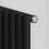 (Black) 420 x 1600mm Column Radiator Single Oval Panel Radiator 4