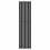 (Black) 420 x 1600mm Column Radiator Single Oval Panel Radiator 6