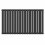 (Black) 1020 x 600mm Column Radiator Single Oval Panel Radiator 6