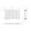 (Black) 1020 x 600mm Column Radiator Single Oval Panel Radiator 3