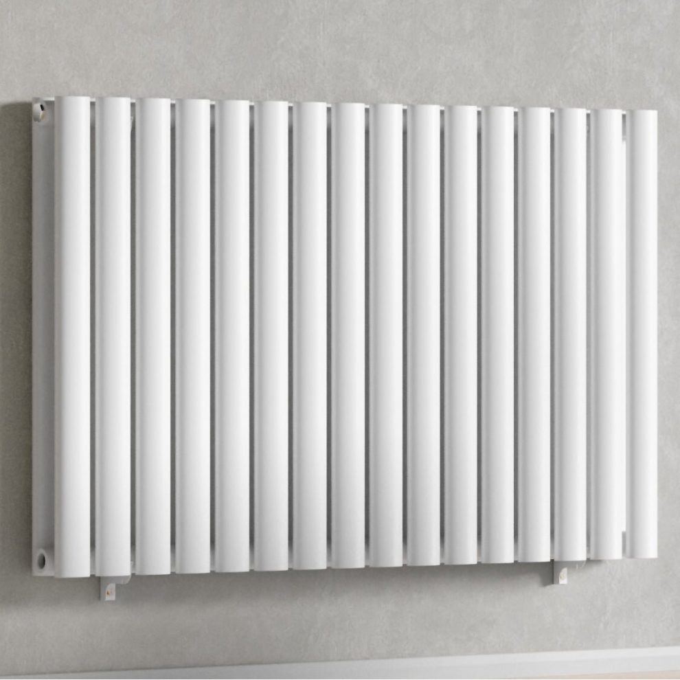 Myhomeware White (White) 960 X 600Mm Column Radiator Double Oval Panel Radiator