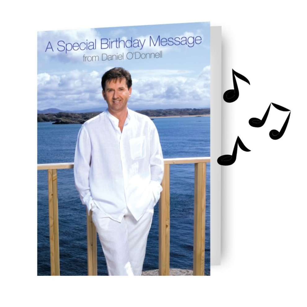 Daniel O'donnell Birthday Sound Card 9In