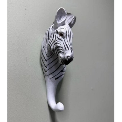 Hand Painted Novelty Zebra Wall Hook Hanger | Home Decoration 2