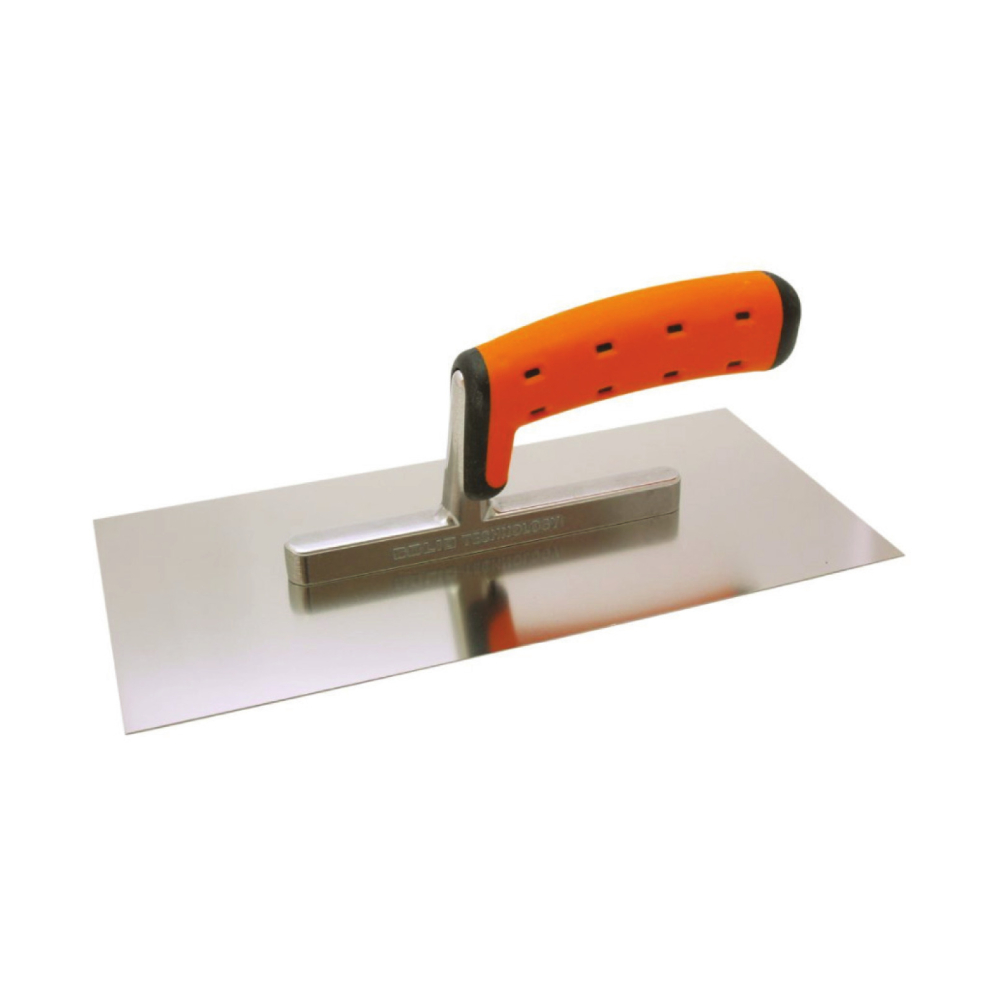 Plastering Trowel 130Mm X 270Mm / 0.7Mm With Soft Grip Handle 5056517967294