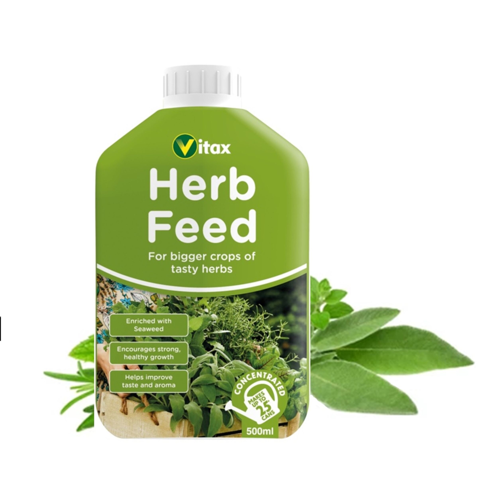Vitax Herb Liquid Feed Concentrate Plant Food For Tasty Herbs 500Ml