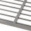 Seconique Tandi Triple Sleeper Metal Bunk Bed Double 4ft6 and Single 3ft in Silver Finish 7