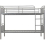 Seconique Seconique Ventura 3ft Metal Bunk Bed - Silver 4